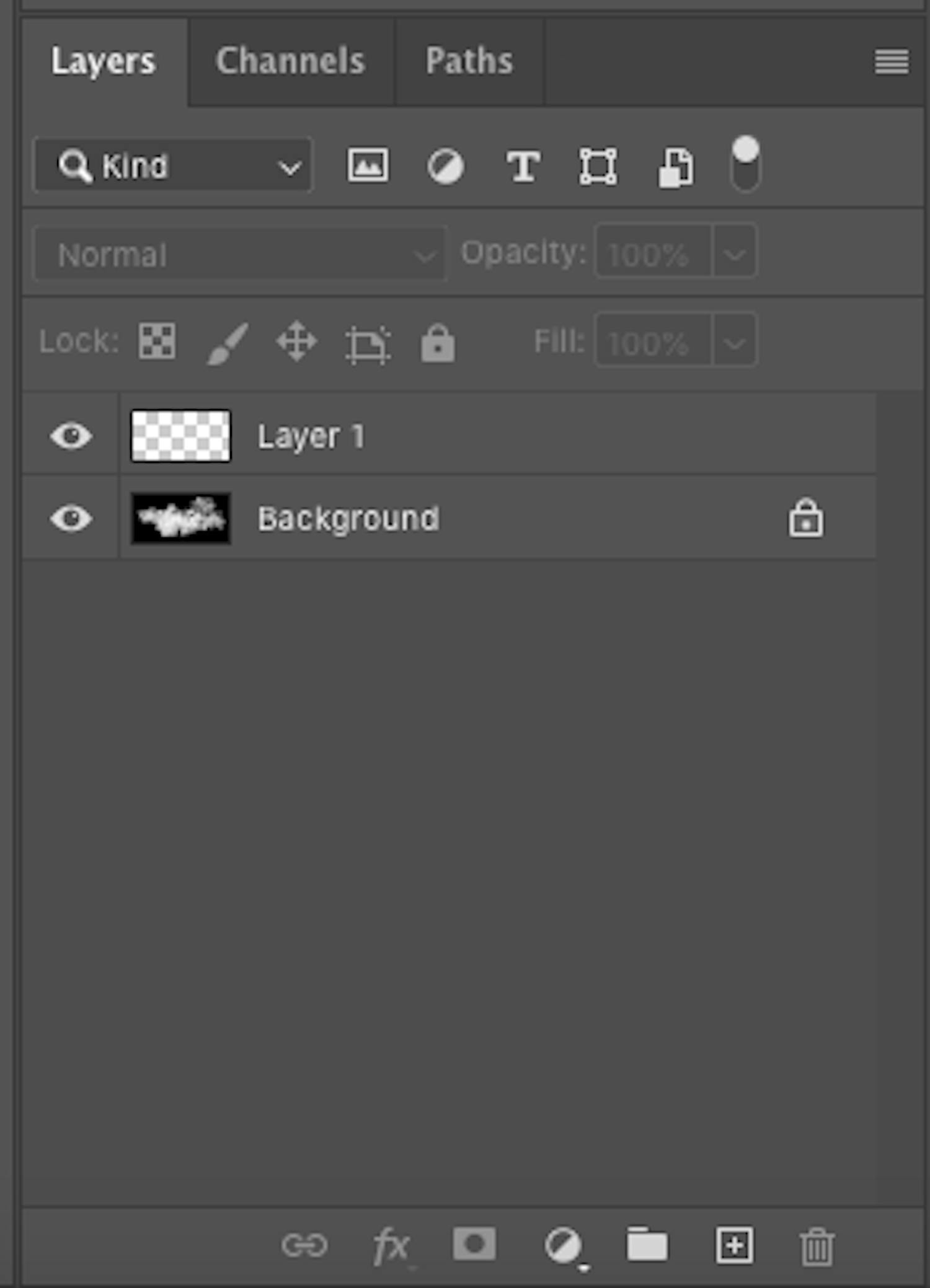 Screenshot af trin 1.
